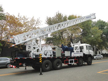 陜西省煤田地質(zhì)局訂購(gòu)我廠BZC600LCCA車(chē)載水井鉆機(jī)